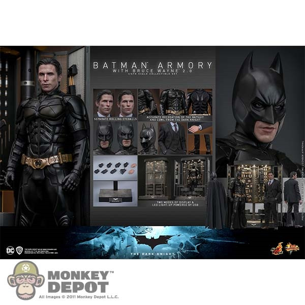 アメコミ Hot Toys Batman Armory Bruce Wayne 2.0 Monkey Depot - Hot Toys Batman Armory w/ Bruce Wayne (2.0) (913435)