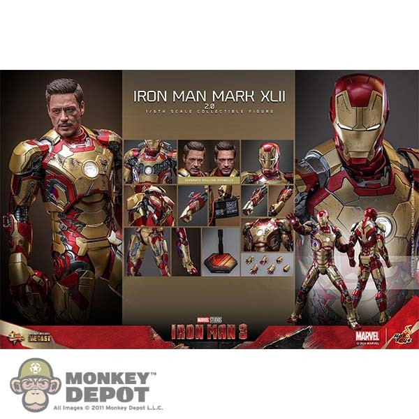 Monkey Depot - Hot Toys Iron Man Mark XLII (2.0) (913628) (MMS758D65)