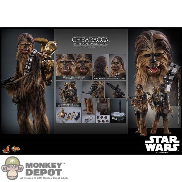 Monkey Depot - Hot Toys Chewbacca w/ Disassembled C-3PO (903739)