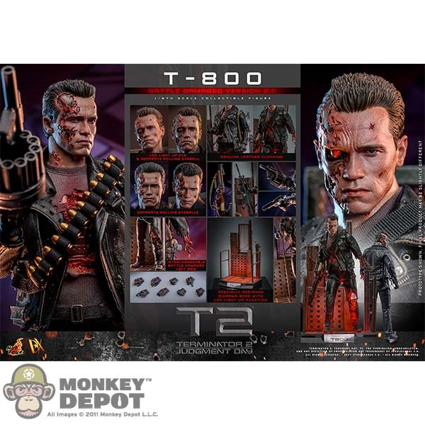 Monkey Depot - Hot Toys T-800 (Battle Damaged Version 2.0) (913791