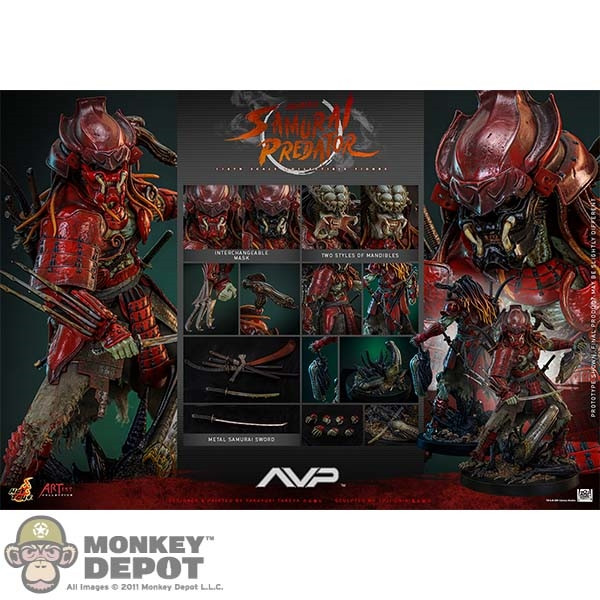 Monkey Depot - Hot Toys Akaoni Samurai Predator (913809) (AC06)