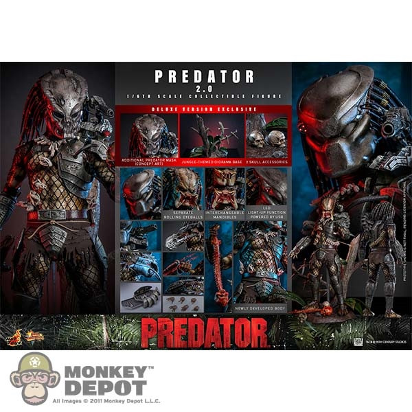 Monkey Depot - Hot Toys Predator (2.0) Deluxe Version (MMS817)