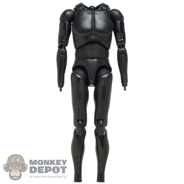 Monkey Depot - Figure: Hot Toys Mens Shorter Black Body w/Wrist Pegs