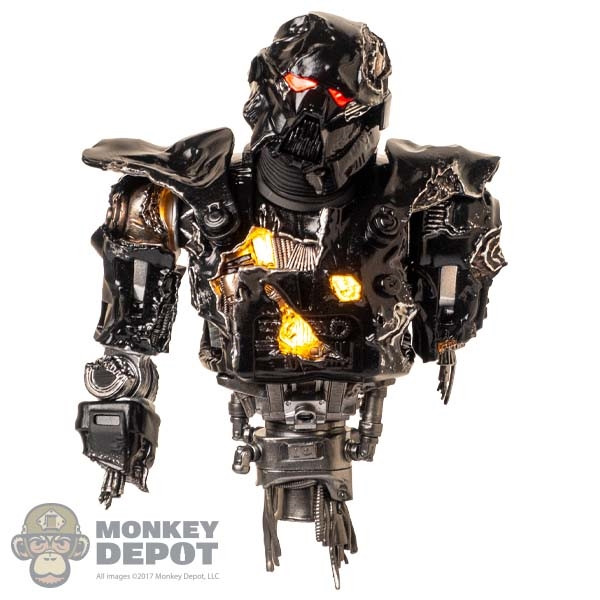 ホットトイズ ダークトルーパー バスト ライトアップ機能付き Monkey Depot - Display: Hot Toys battle Damaged Dark Trooper Bust