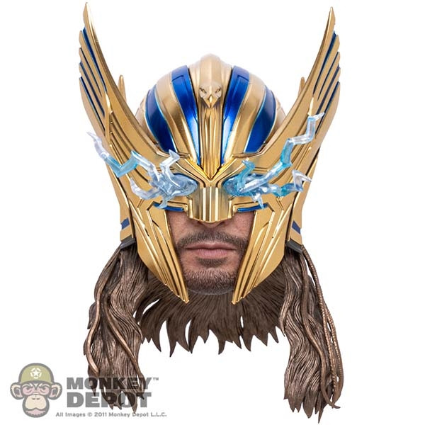 Monkey Depot - Head: Hot Toys Helmeted Thor Head Sculpt w/ LED