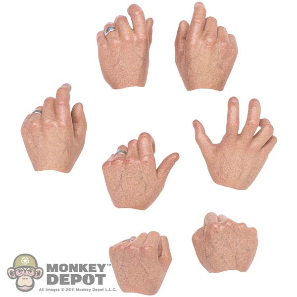 Monkey Depot - Hands: Hot Toys Caine 7 Piece Hand Set