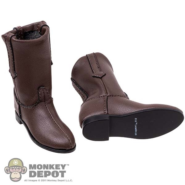 Monkey Depot - Shoes: Hot Toys Brown Darth Sidious Boots