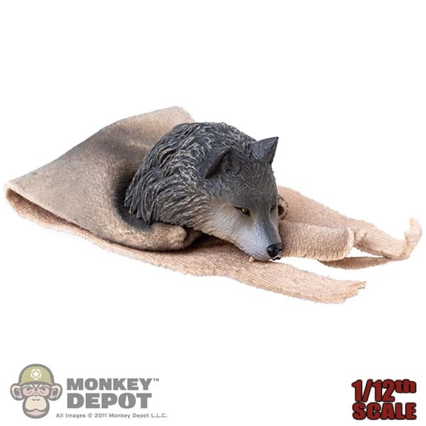 toymania　　　　　　　　RAMIDUS × WOLF'S HEAD Monkey Depot - Cloak: HY Toys 1/12 Mens Wolf Head Cape