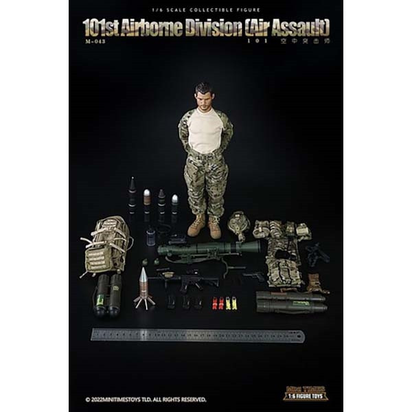 1/6アクションフィギュア アメリカ第101空挺師団空挺部隊（MTT-M043） Monkey Depot - Mini Times 101st Airborne Division (Air Assault
