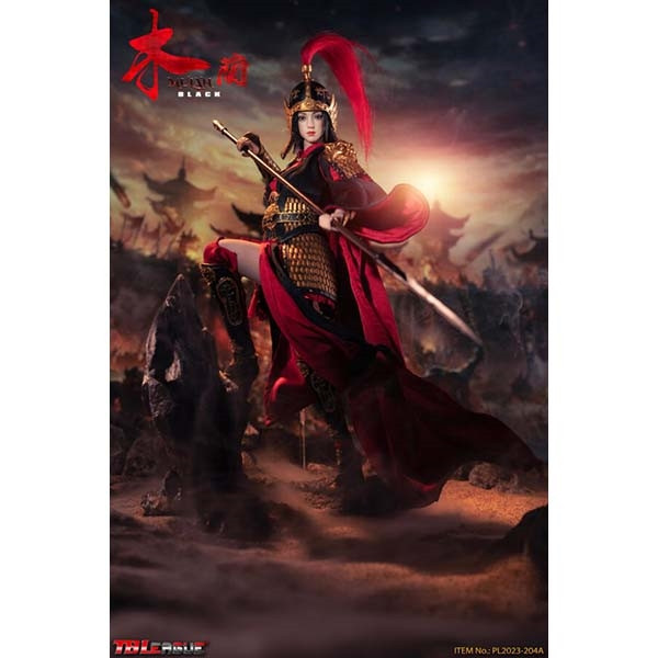 1/6 アクションフィギュア ムーラン ブラック（PL2023-204A） Monkey Depot - TBLeague Mulan - Black (PL2023-204A)