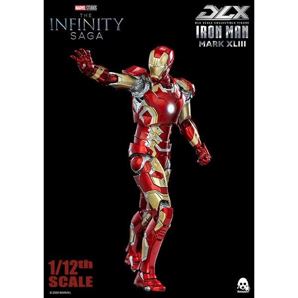 【未開封】Threezero スリーゼロ DLX アイアンマン マーク43 2次受注分 DLX Iron Man Mark 43 (DLX アイアンマン・マーク43) 完成品