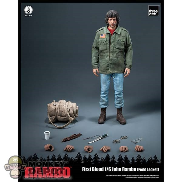 Monkey Depot - ThreeZero John Rambo (Field Jacket) (3Z05530W0)
