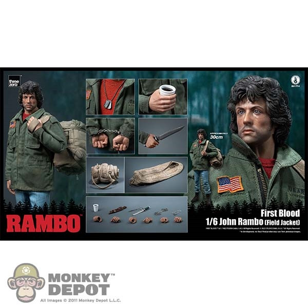 Monkey Depot - ThreeZero John Rambo (Field Jacket) (3Z05530W0)