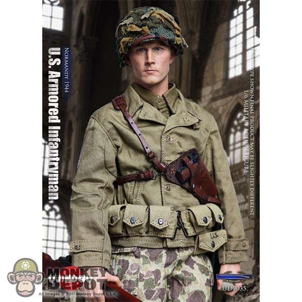 その他 UJINDOU 1/6 WWII Normandy 1944 UD9035 Monkey Depot - Ujindou WWII U.S. Armored Inf Normandy 1944 (UD-9035)