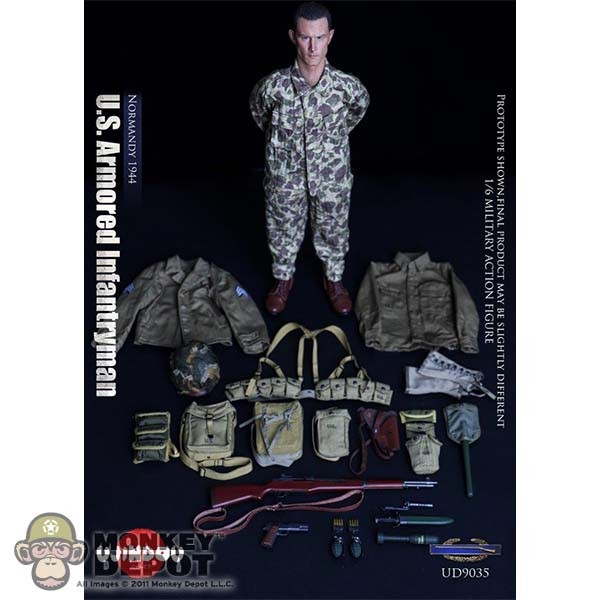 Monkey Depot - Ujindou WWII U.S. Armored Inf Normandy 1944 (UD-9035)