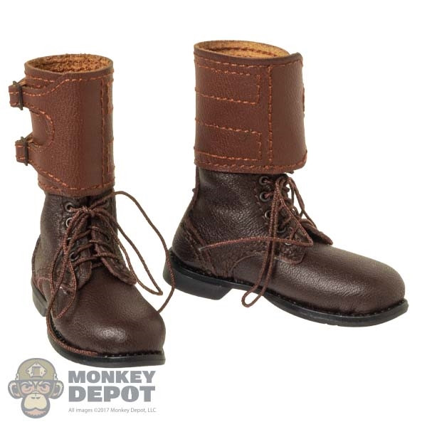 Monkey Depot - Boots: Ujindou Mens M1943 U.S. Two-Buckle Boots w/Feet