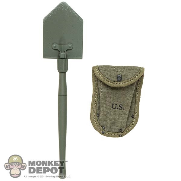 Monkey Depot - Shovel: Ujindou US WWII M1943 Entrenching Tool w/ Cover