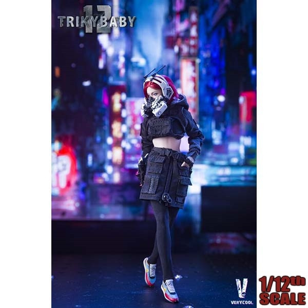 Monkey Depot - Boxed Figure: Very Cool 1:12 Cyberpunk Trickybaby
