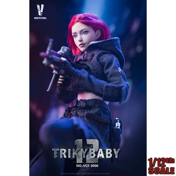 Monkey Depot - Boxed Figure: Very Cool 1:12 Cyberpunk Trickybaby