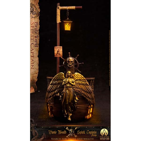 Monkey Depot - War Story Pirate Ship with Light Up Base (WS-018B)
