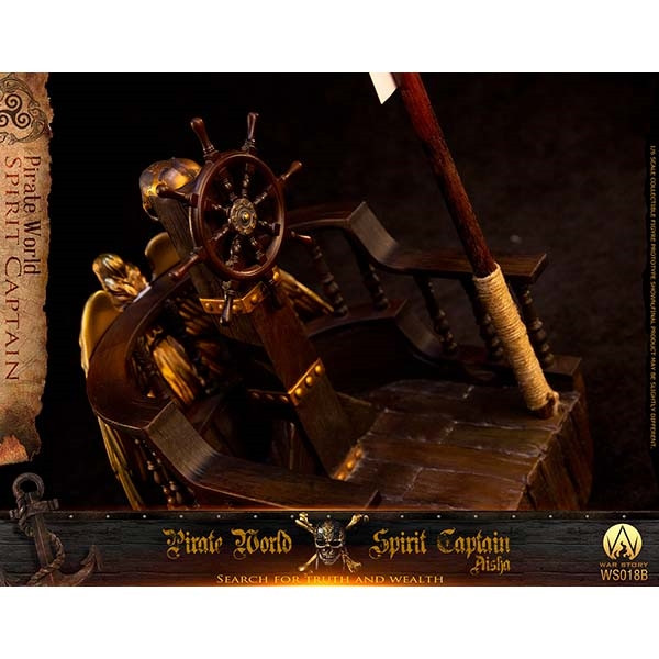 その他 War Story Pirate ship Plug-in lighting Monkey Depot - War Story Pirate Ship with Light Up Base (WS-018B)