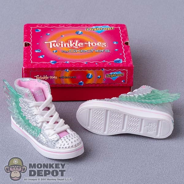 Monkey Depot - Shoes: Mini Brands Skechers Twinkle Toes Winged