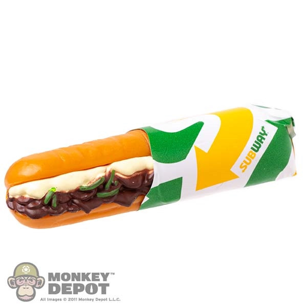 SUBWAY ミールトイ ディスプレイ Monkey Depot - Food: Mini Brands Subway Sandwich (Large)