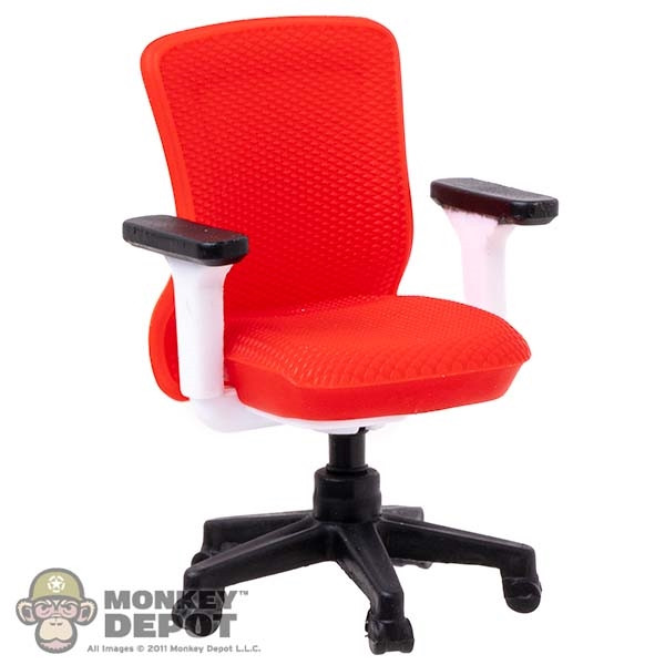 Monkey Depot - Furniture: Mini Brands Red Office Work Chair