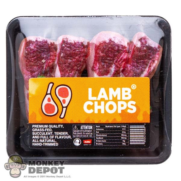 Monkey Depot - Food: Mini Brands Lamb Chops w/ Tray