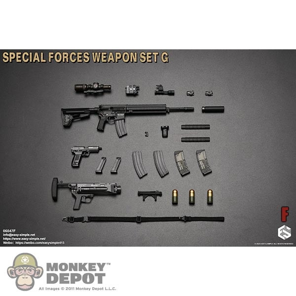 Monkey Depot - Easy Simple Special Forces Weapon Set (ES-06047)