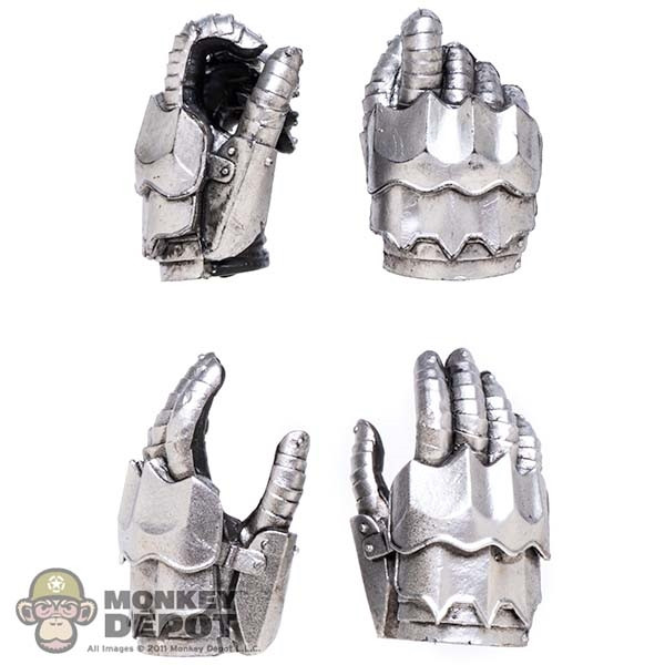 Monkey Depot - Hands: Coo Models Mens Metal Armored Hand Set