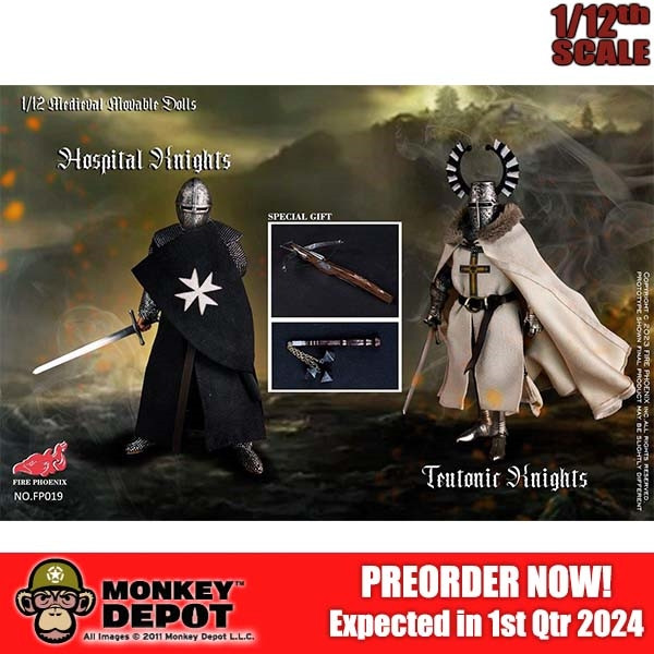 Monkey Depot - Fire Phoenix 1/12 Medieval Teutonic and Hospital