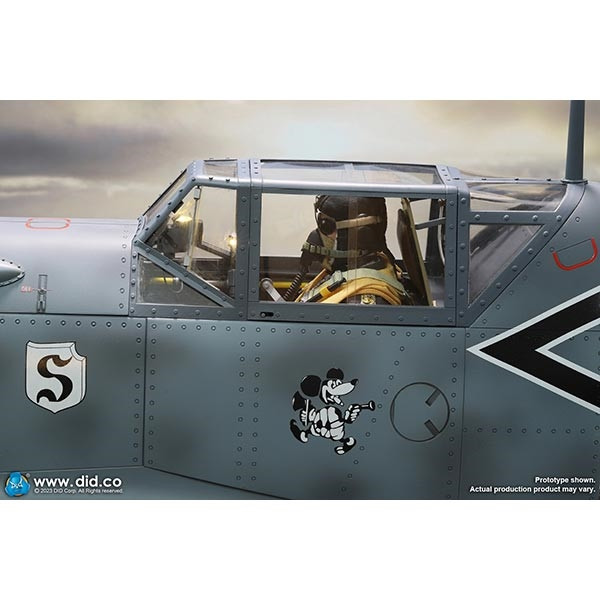 Monkey Depot -DiD 1/6th WWII Bf109 Cockpit (Grey Blue or Sand