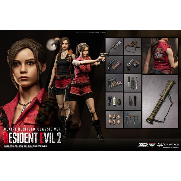 Monkey Depot - DamToys Resident Evil 2 Claire Redfield Classic