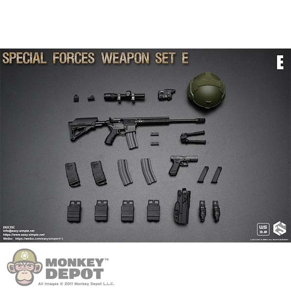 Monkey Depot - Easy Simple Special Forces Weapon Set E (ES-06039)