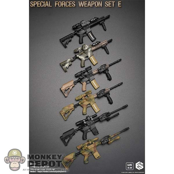 Monkey Depot - Easy Simple Special Forces Weapon Set E (ES-06039)