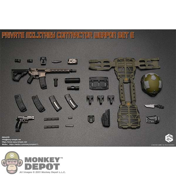 1/6フィギュアSpecialMissionUnit Easysimple Monkey Depot - Easy Simple PMC Weapon Set E (ES-06042)