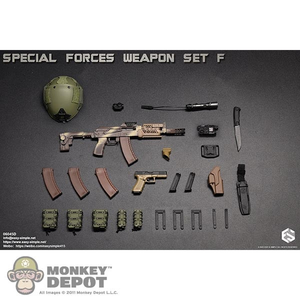 Monkey Depot - Easy Simple Special Forces Weapon Set F (ES-06045)