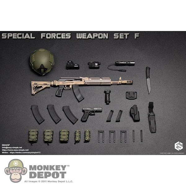 Monkey Depot - Easy Simple Special Forces Weapon Set F (ES-06045)
