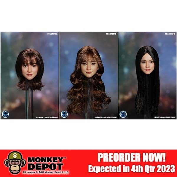 Monkey Depot - Head: Super Duck Asian Head Sculpt (SUD-SDH047)