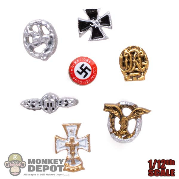 Monkey Depot - Insignia: 3R 1/12 German WWII Medals Set