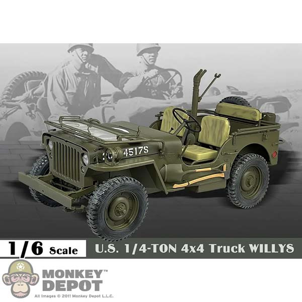 ZYTOYS U.S. 1/4-TON 4x4 Truck WILLYS (ZYJP001)