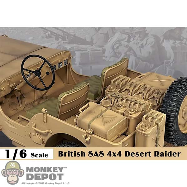 ZYTOYS British S.A.S. 4x4 Desert Raider (ZYJP002)