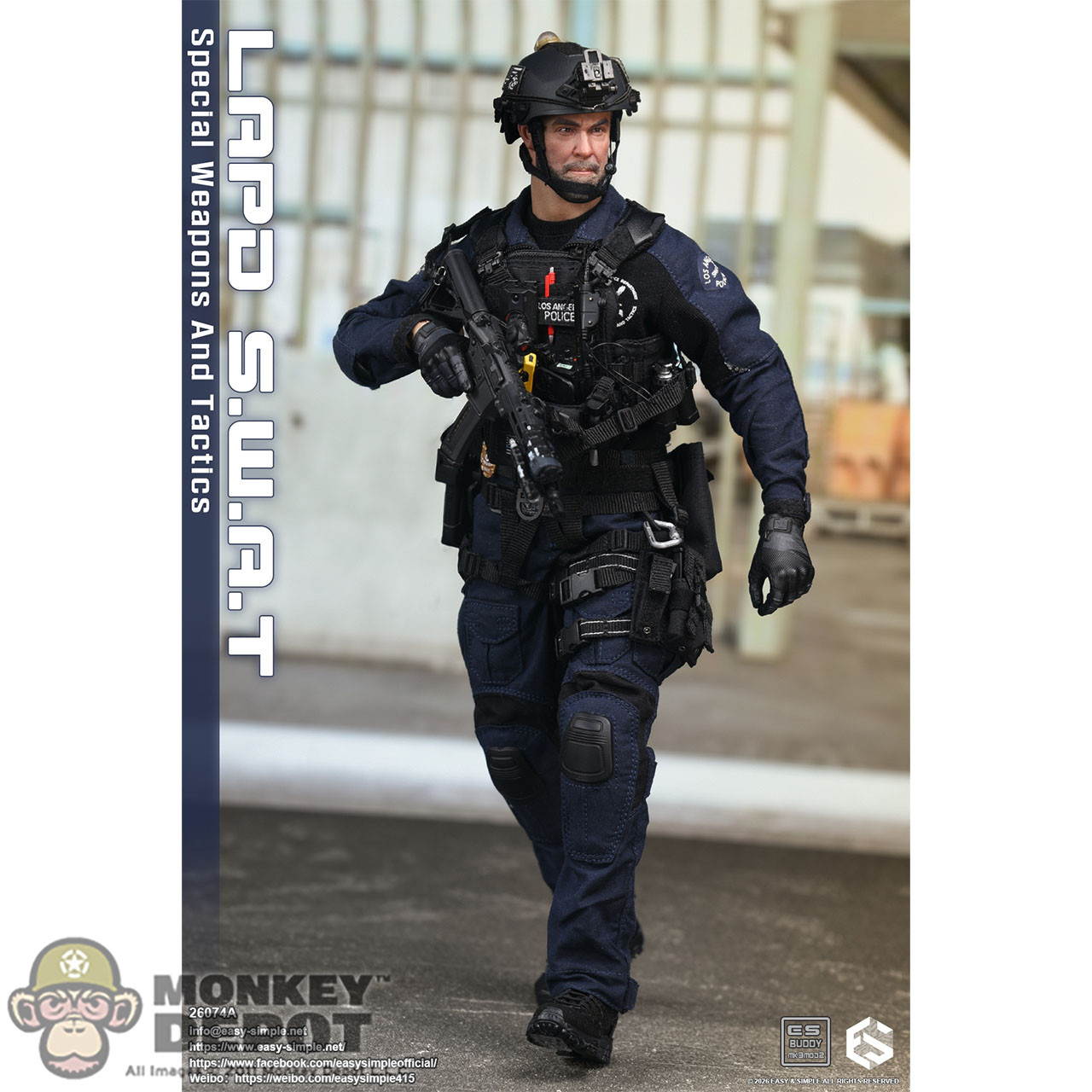 Monkey Depot - Easy Simple LAPD S.W.A.T Special Weapons and