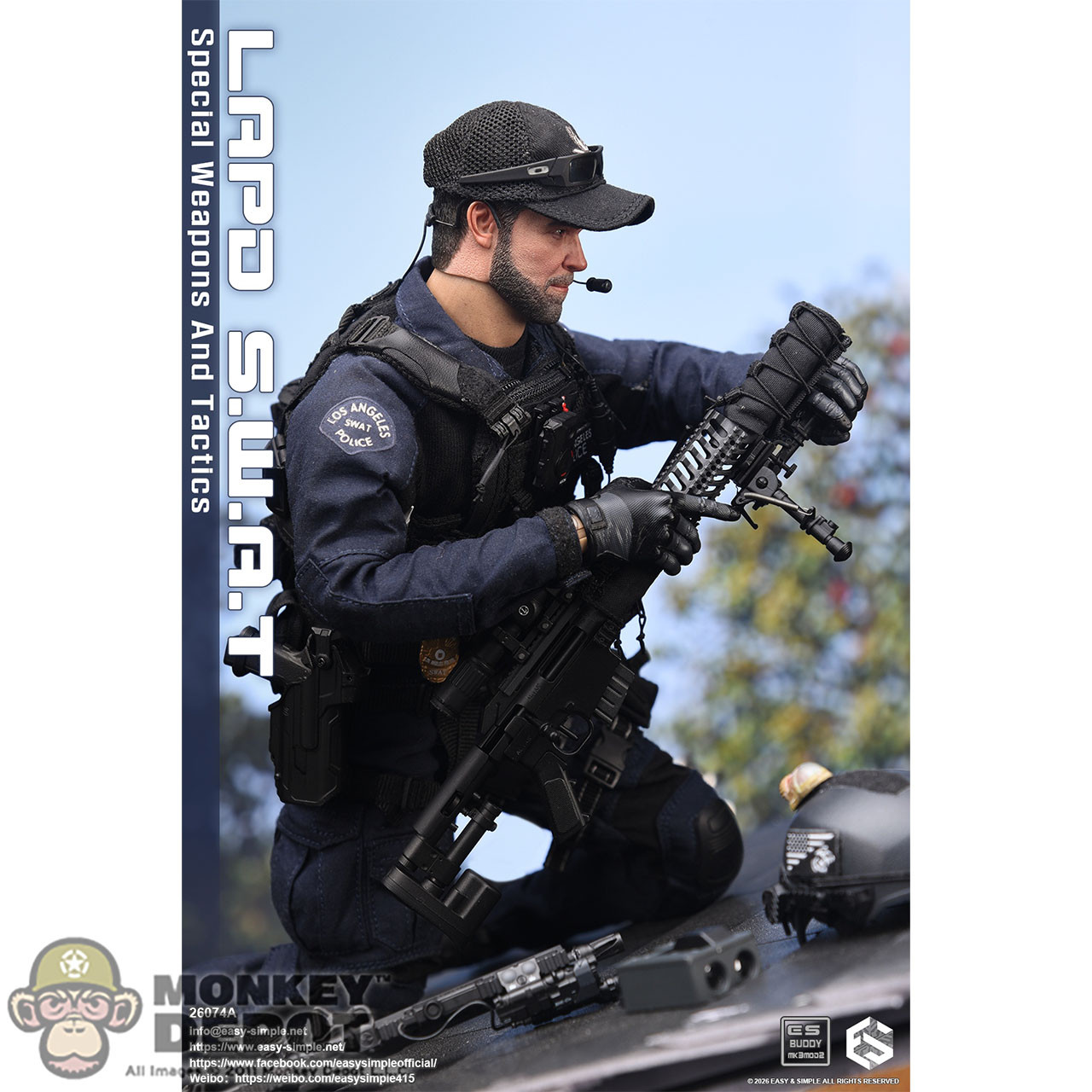 Monkey Depot - Easy Simple LAPD S.W.A.T Special Weapons and