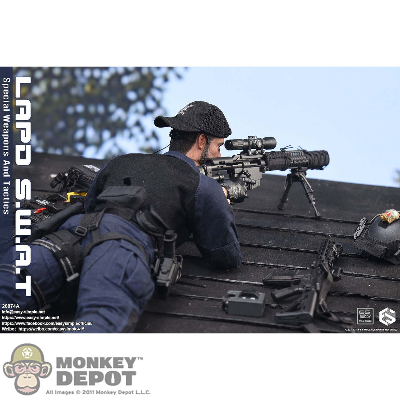 Monkey Depot - Easy Simple LAPD S.W.A.T Special Weapons and