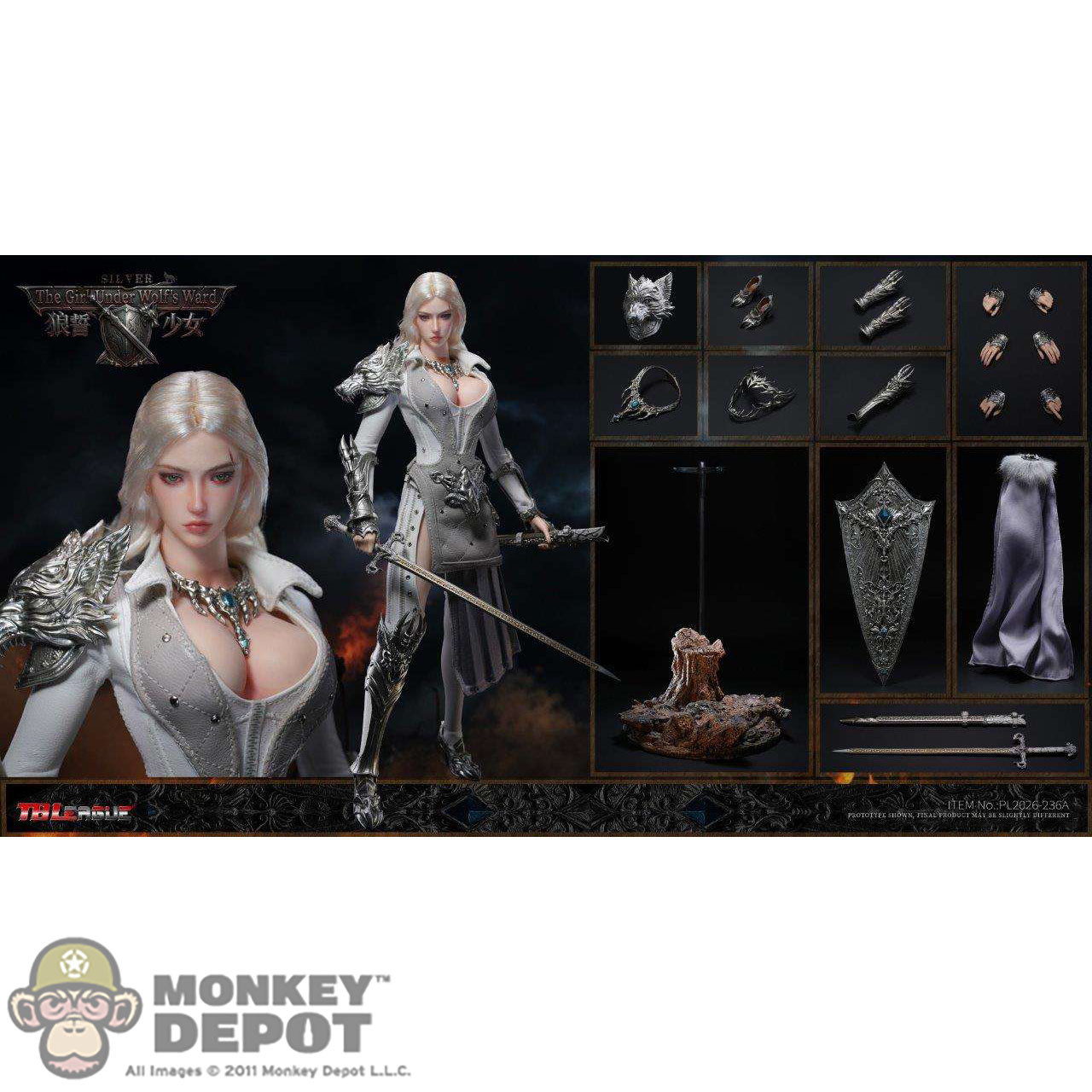 Monkey Depot - TBLeague The Girl Under Wolf's Ward Alina Silver