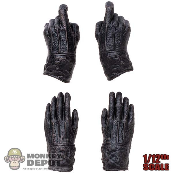 Monkey Depot - Hands: DS Toys 1/12 Mens 4 Pc Gloved Hand Set