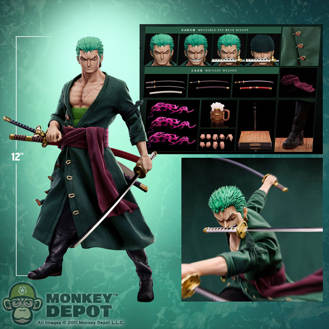 Monkey Depot - Cosmic Creations Roronoa Zoro (915681)