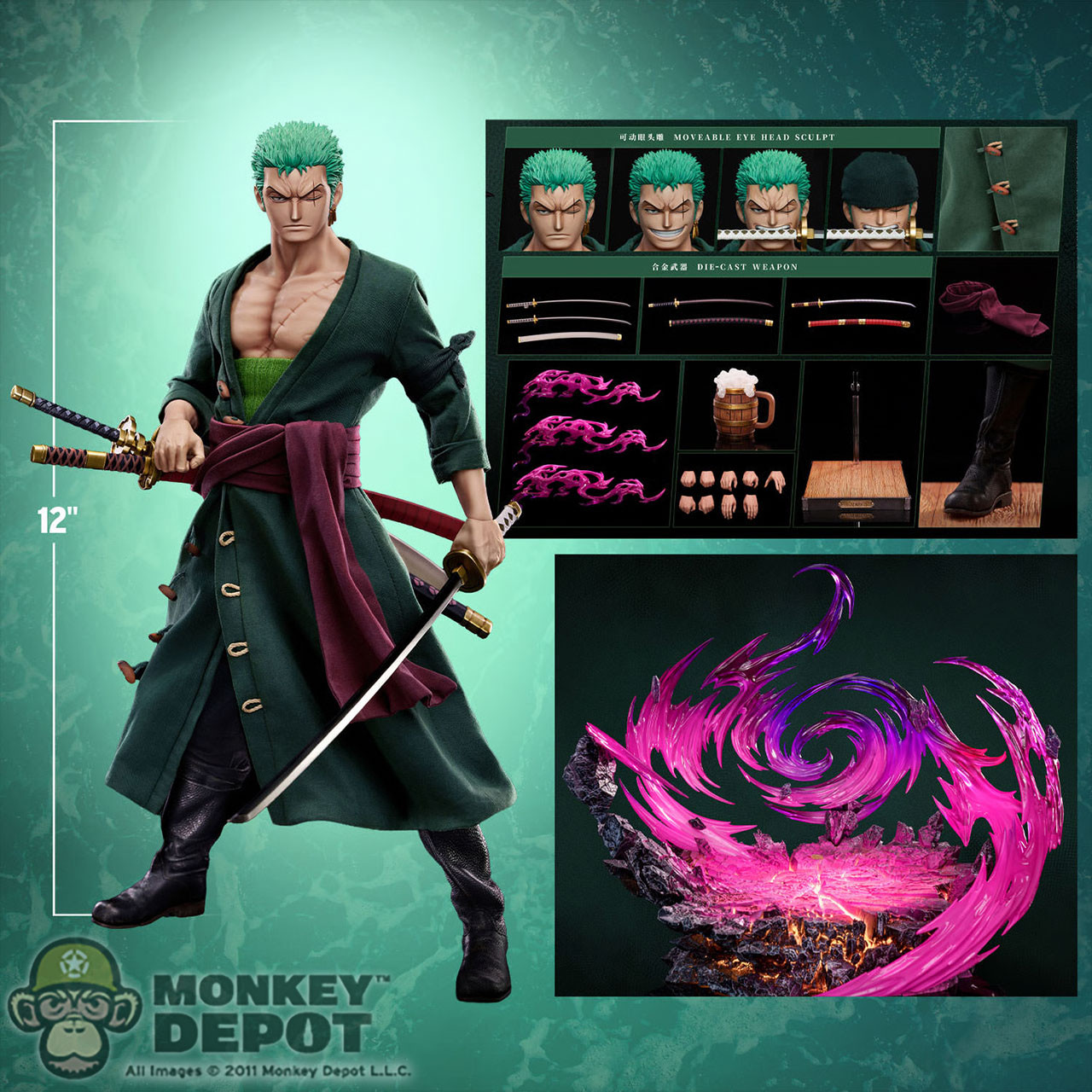 Monkey Depot - Cosmic Creations Roronoa Zoro (Deluxe Version